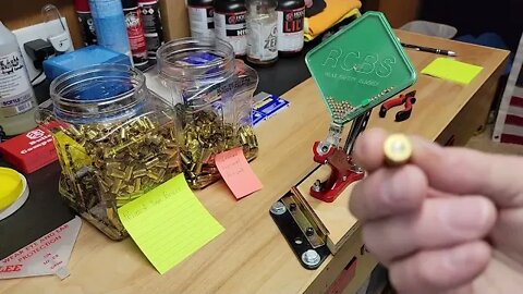 Priming some 9mm Brass with my ( Lee Auto Bench Priming Tool ) 11/20/2022