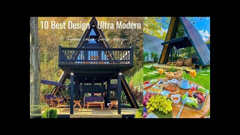 10 Best Design - Ultra A-FRAME modern house design - Tiny House Cabin