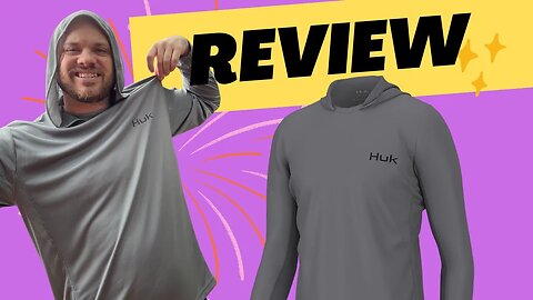 HUK X Hoodie, Fishing Shirt & Sun Protection