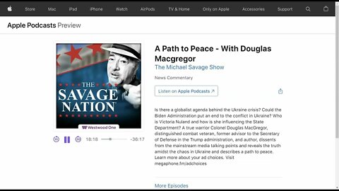 Col Macgregor on Savage "Crimea was never really part of Ukrainian"