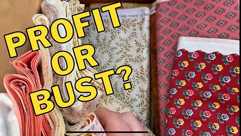 Paying $600 For A Vintage Fabric Mega Haul