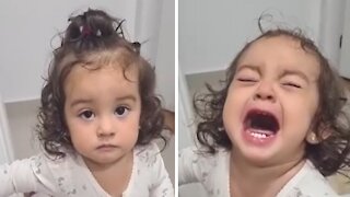 Emotional Baby Can't Hold Back The Tears When Mom Sings