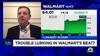 Walmart consumers creating a bubble!!