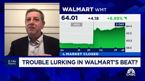 Walmart consumers creating a bubble!!