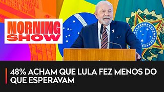Ipec: Lula é aprovado por 39% e reprovado por 26% após 100 dias de governo