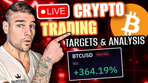 🔴 LIVE - CRYPTO TRADING | RELIEF OR MORE PAIN?!