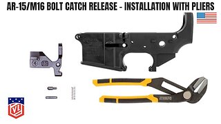 AR-15 Bolt Catch - Install with Pliers