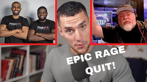 Epic RAGE QUIT! @FreshFitMiami Triggered Australian Radio Host (Hypocrisy Exposed)