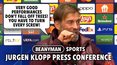 'Very good performances don't fall off TREES! Turn every screw!' [ Ajax v Liverpool ] Jurgen Klopp