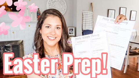 Easter Prep and Holy Week Planning