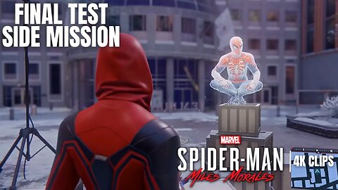 Final Test Side Mission | Miles VS 2 Virtual Vultures | Marvel's Spider-Man: Miles Morales 4K Clips