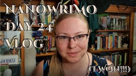 NaNoWriMo Day 25 Vlog (I WON!)