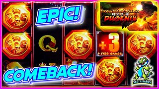 EPIC COMEBACK BIG WIN! HUGE POTENTIAL! Treasure Spirits Phoenix NEW SLOT!