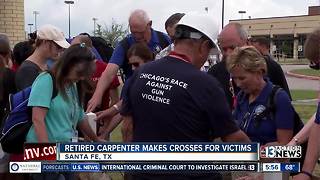 White crosses delivered to Santa Fe