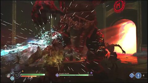 Troll Daudi Munr + An Ogre Boss Fight Gameplay | PS5, PS4 | God of War (2018) 4K Clips