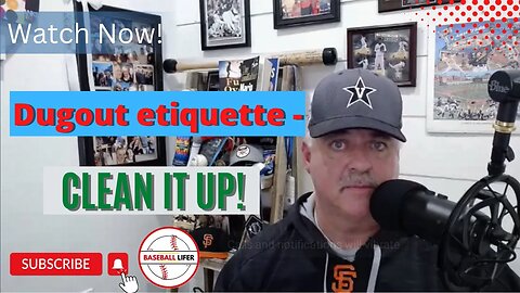 Travel Baseball-Dugout etiquette -CLEAN IT UP! Trash Talking is causing issues. #baseball #mlb