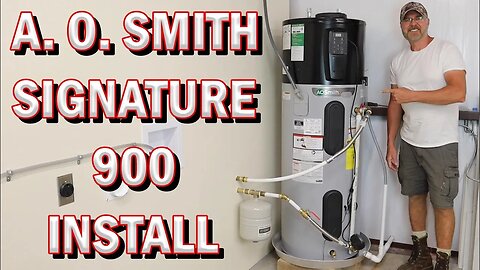 How to install a hybrid water heater by A.O. Smith Signature 900