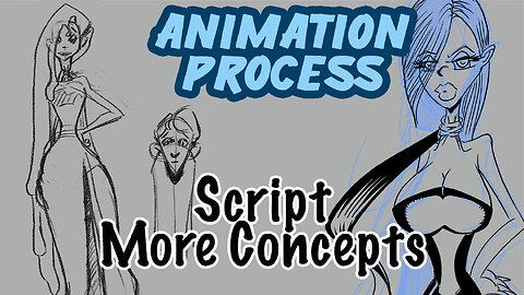 The Animation Process #2 : Script & More Concept Character Design