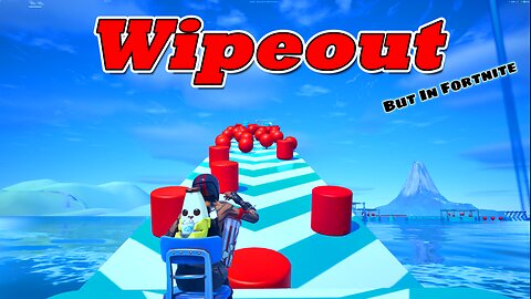 Wipeout But In Fortnite | Bouncing Deathrun | Ft. NamelessPyro