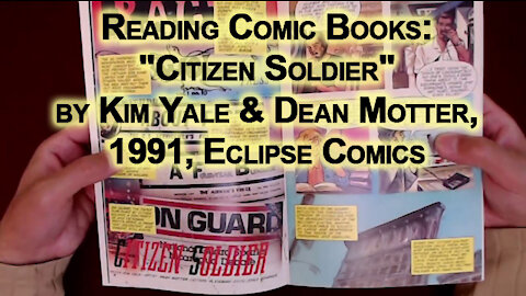 Reading Comic Books: "Citizen Soldier" by Kim Yale & Dean Motter, 1991, Eclipse Comics [ASMR]