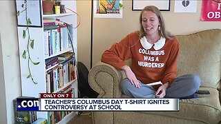 Teacher's Columbus Day t-shirt ignites controversy at school