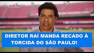 OLHA o que o diretor RAÍ falou à TORCIDA do SÃO PAULO!