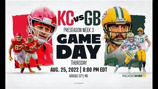 2022 NFL PRESEASON | Green Bay Packers vs Kansas City Chiefs | Livestream & Commentary