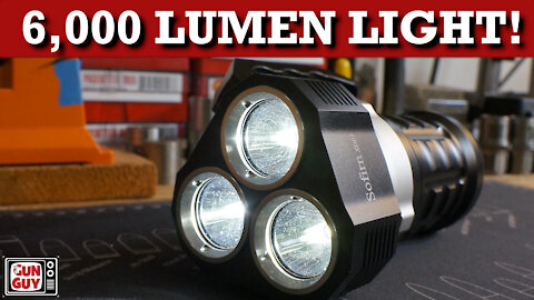 A 6000 Lumen Flashlight! Wow!