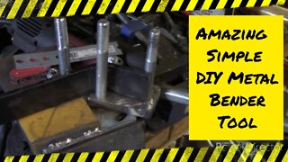 Amazing Simple DIY Metal Bender Tool