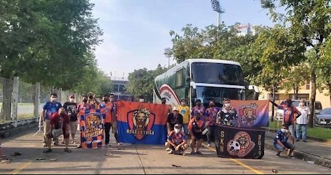 Bus trip with Port FC Fans to Nikhom Ratchasima Thailand - November 7 2021