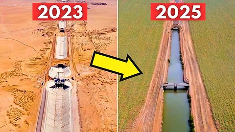 Unbelievable! Egypt Is Building A 100Km RIVER In the DESERT