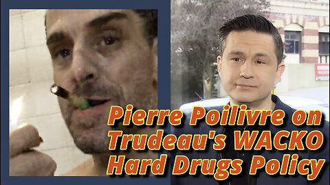 Pierre Poilievre on Trudeau's WACKO Illicit Drugs Policy. BC's free/clean drugs have failed!