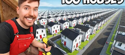 I Built 100 House And Gave Them Away!