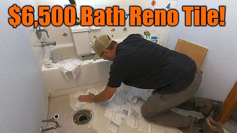 $6,500 Bathroom Remodel Step By Step | PART 2 | How To Do It Yourself | THE HANDYMAN |