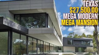 Inside TEXAS $27,500,000 Mega Modern Mega Mansion!