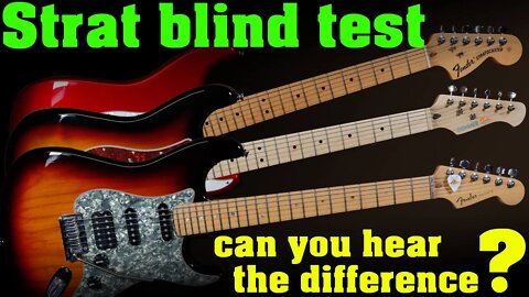 Strat blind sound test. Can you hear the difference, genuine vs copy Stratocaster ?