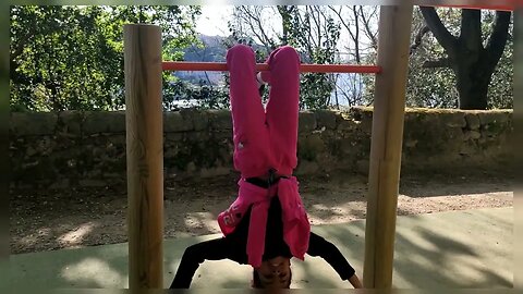 "The forest is upside down" - keeping fit at the park -