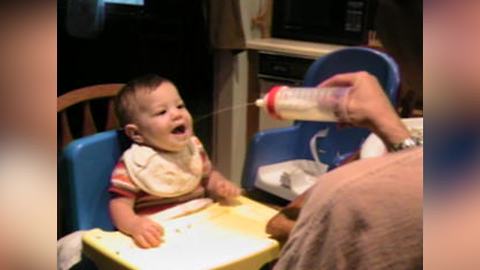Dad Wins At Feeding Picky Eater Baby Boy