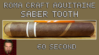 60 SECOND CIGAR REVIEW - RoMa Craft Aquitaine Saber Tooth