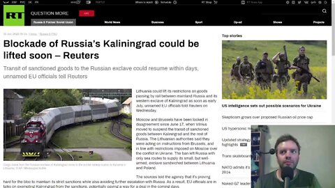 Blockade of Kaliningrad could be lifted, can't keep bloc without avoiding escalations with Russia