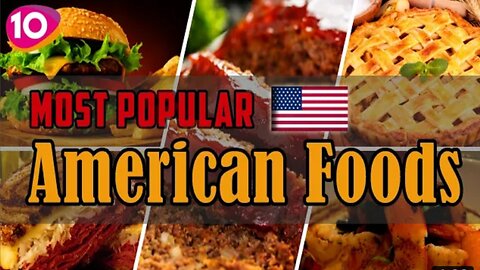 10 Most Popular American Foods || American Street Foods || Most Incredible Foods In America