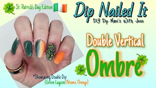 How To Do A Three Color Vertical Ombre With Dip Powder