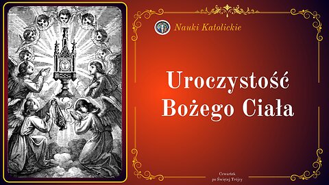 Uroczystość Bożego Ciała