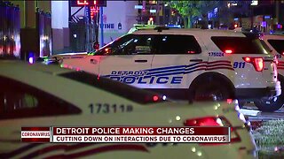 Detroit Police Department cutting down on interactions amid COVID-19