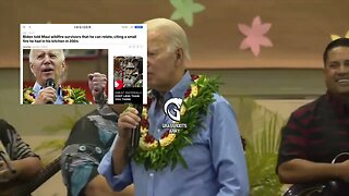 President Biden Compares His Lake/Pond House Fire to Maui Tragedy