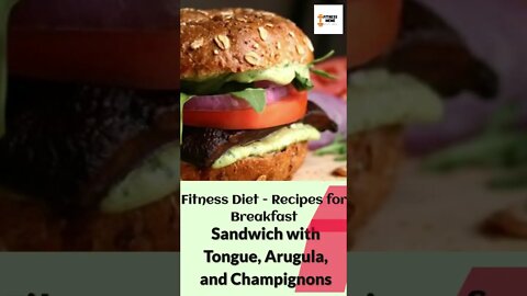 Fitness Diet | Sandwich with Champignons- 21/365 - Mediterranean Diet