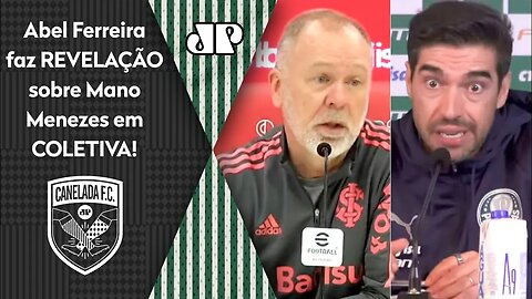 "Vou CONTAR UM SEGREDO a vocês! O Mano Menezes..." Abel Ferreira DÁ SHOW após Palmeiras x Flamengo!