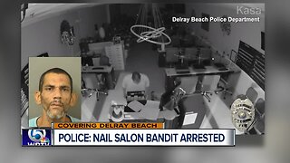 Burglary suspect arrested after break-in at Palm Beach Nail Salon in Delray