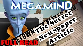 Megamind: The Secret Newspaper FULL READ | #megamind #dreamworks #shorts