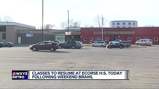 Classes to resume at Ecorse High School following weekend brawl